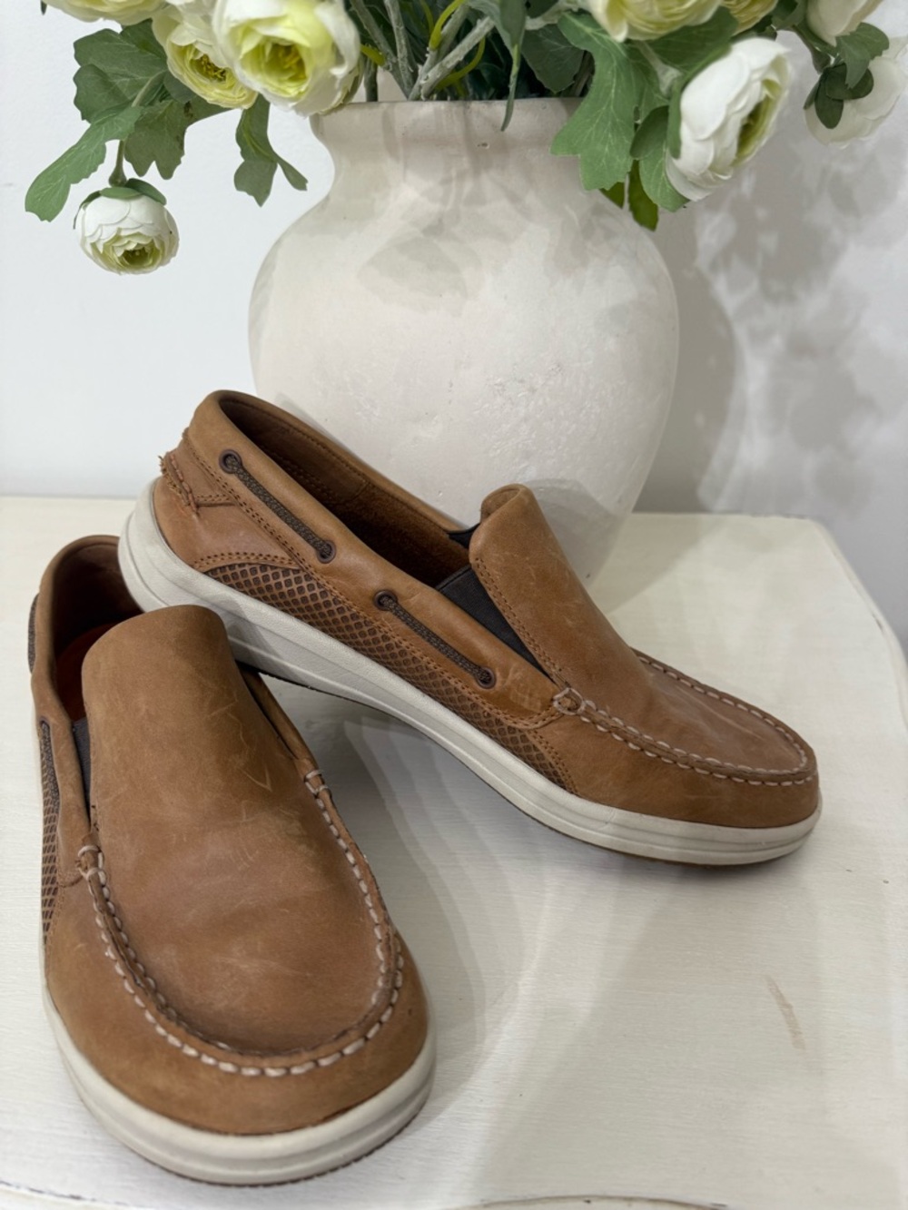 Sperry Men's Tan Brown Slip-On Casual Loafers